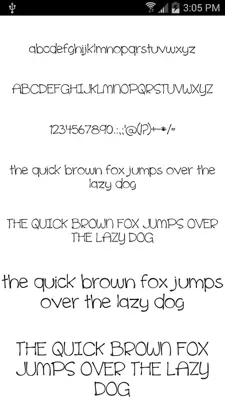 Free Fonts 50 Pack 19 android App screenshot 2