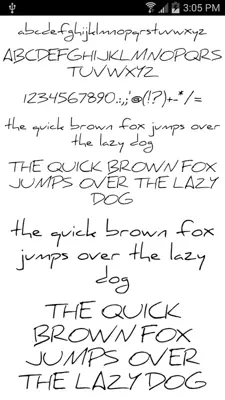 Free Fonts 50 Pack 19 android App screenshot 4