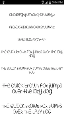 Free Fonts 50 Pack 19 android App screenshot 5